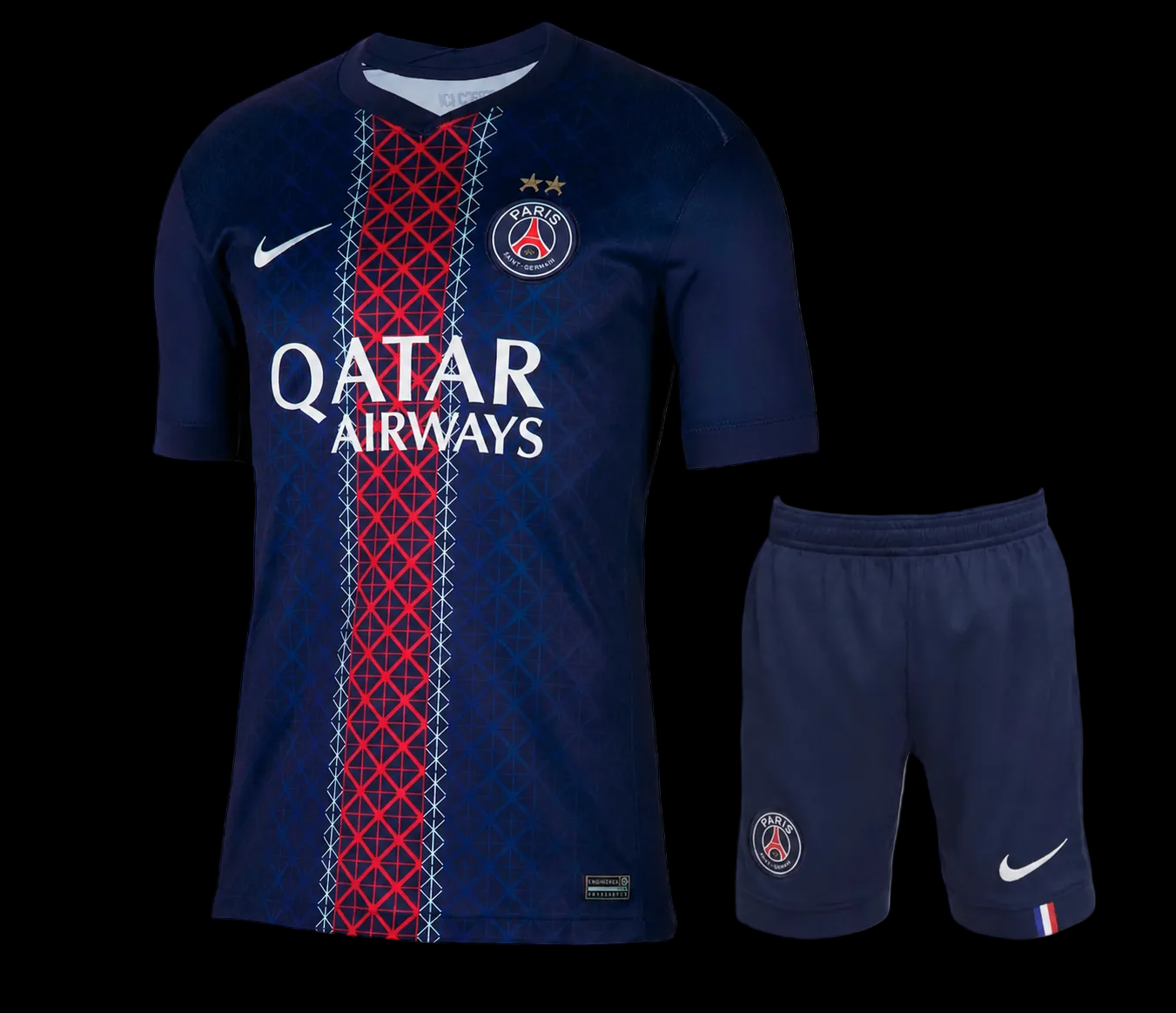 Paris SG Ensemble Domicile 25/26 – Enfant CHAMPIONS BACK2BACK⭐⭐